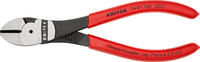 KNIPEX - SHOP KNIPEX KNIPEX 74 01 160 SB High Leverage Diagonal Cutter plastic coated black atramentized 160 mm (self-service card/blister) -