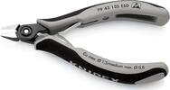 KNIPEX - SHOP KNIPEX KNIPEX 79 42 125 ESD Precision Electronics Side Cutter ESD with multi-component grips burnished 125 mm -