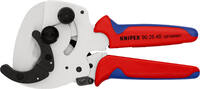 KNIPEX - SHOP KNIPEX KNIPEX 90 25 40 Pipe Cutter for composite and plastic pipes with multi-component grips galvanized 210 mm -
