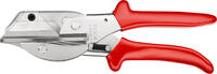 KNIPEX - SHOP KNIPEX KNIPEX 94 35 215 Mitre Shears for plastic and rubber sections with plastic grips chrome-plated 215 mm -