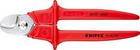 KNIPEX - SHOP KNIPEX KNIPEX 95 06 230 SB Cable Shears handles extrusion plastic-coated plastic insulated, VDE-tested 230 mm (self-service card -