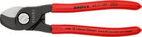 KNIPEX - SHOP KNIPEX KNIPEX 95 11 165 Cable Shears plastic coated burnished 165 mm -