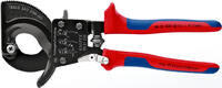 KNIPEX - SHOP KNIPEX KNIPEX 95 31 250 Cable Cutter (ratchet action) with multi-component grips black lacquered 250 mm (self-service card/blist -