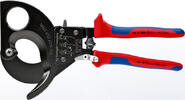KNIPEX - SHOP KNIPEX KNIPEX 95 31 280 Cable Cutter (ratchet action) with multi-component grips black lacquered 280 mm (self-service card/blist -