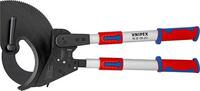 KNIPEX - SHOP KNIPEX KNIPEX 95 32 100 Cable Cutter (ratchet action) with telescopic handles with multi-component grips 680 mm -