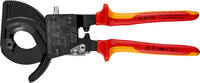 KNIPEX - SHOP KNIPEX KNIPEX 95 36 250 Cable Cutter (ratchet action) insulated with multi-component grips, VDE-tested black lacquered 250 mm (s -