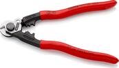 KNIPEX - SHOP KNIPEX KNIPEX 95 61 190 Wire Rope Cutter forged plastic coated 190 mm -