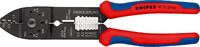KNIPEX - SHOP KNIPEX KNIPEX 97 21 215 B SB Crimping Pliers with multi-component grips black lacquered 230 mm (self-service card/blister) -