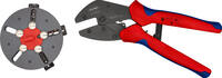 KNIPEX - SHOP KNIPEX KNIPEX 97 33 01 MultiCrimp® Lever Action Crimping Pliers with changer magazine with multi-component grips burnished 250 m -