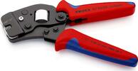 KNIPEX - SHOP KNIPEX KNIPEX 97 53 08 SB Self-Adjusting Crimping Pliers for wire ferrules with front loading with multi-component grips burnish -