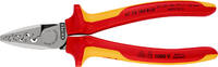 KNIPEX - SHOP KNIPEX KNIPEX 97 78 180 Crimping Pliers for wire ferrules insulated with multi-component grips, VDE-tested 180 mm -