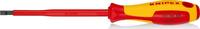 KNIPEX - SHOP KNIPEX KNIPEX 98 20 55 Screwdrivers for slotted screws insulating multi-component handle, VDE-tested burnished 232 mm -