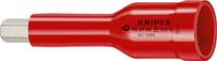 KNIPEX - SHOP KNIPEX KNIPEX 98 39 05 Hexagon Socket for hexagonal socket screws with internal square 3/8 75 mm -