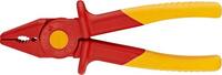KNIPEX - SHOP KNIPEX KNIPEX 98 62 01 Plastic Flat Nose Pliers insulating with soft plastic zone for better grip plastic 180 mm -