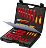 KNIPEX - SHOP KNIPEX KNIPEX 98 99 12 Standardkoffer 26-teilig mit isolierten Werkzeugen für Arbeiten an elektrischen Anlagen -