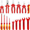 KNIPEX - SHOP KNIPEX KNIPEX 98 99 13 Werkzeug-Rolltasche 15-teilig mit isolierten Werkzeugen für Arbeiten an elektrischen Anlagen -