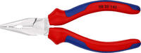 KNIPEX - SHOP KNIPEX KNIPEX 08 25 145 Needle-Nose Combination Pliers with multi-component grips chrome-plated 145 mm -