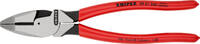KNIPEX - SHOP KNIPEX KNIPEX 09 01 240 SB Lineman's Pliers American style with non-slip plastic coating black atramentized 240 mm (self-service -