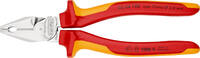   KNIPEX - SHOP KNIPEX KNIPEX 02 06 180 SB Kraft-Kombizange isoliert mit Mehrkomponenten-Hüllen, VDE-geprüft verchromt 180 mm (SB-Karte/Blister) 