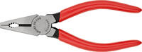 KNIPEX - SHOP KNIPEX KNIPEX 03 01 140 EAN Combination Pliers plastic coated black atramentized 140 mm -