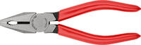 KNIPEX - SHOP KNIPEX KNIPEX 03 01 160 EAN Combination Pliers plastic coated black atramentized 160 mm -