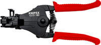 KNIPEX - SHOP KNIPEX KNIPEX 12 21 180 EAN Insulation Stripper with adapted blades with plastic grips black lacquered 180 mm -
