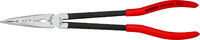 KNIPEX - SHOP KNIPEX KNIPEX 28 81 280 SB Long Reach Needle Nose Pliers with transverse profiles plastic coated black atramentized 280 mm (self -
