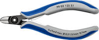KNIPEX - SHOP KNIPEX KNIPEX 79 02 125 S1 Precision Electronics Diagonal Cutter e.g. for opening plastic cable connectors with multi-component -