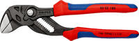   KNIPEX - SHOP KNIPEX KNIPEX 86 02 180 SB Zangenschlüssel Zange und Schraubenschlüssel in einem Werkzeug mit Mehrkomponenten-Hüllen grau atrame 