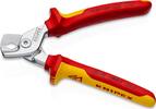   KNIPEX - SHOP KNIPEX KNIPEX 95 16 160 SB StepCut Kabelschere isoliert mit Mehrkomponenten-Hüllen, VDE-geprüft verchromt 160 mm 