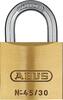   ABUS - SHOP ABUS Vorhangschloss Messing 45/30 Triples B/SB 