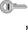   ABUS key blank 84/20+25 L  0,82 EUR incl. VAT., +  23,10 EUR shipping