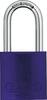 ABUS Padlock aluminium 72/40HB40 purple MK codified